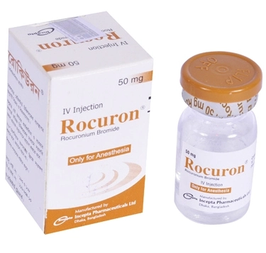 Pack Image: Rocuron 50 mg Injection (5 ml vial)