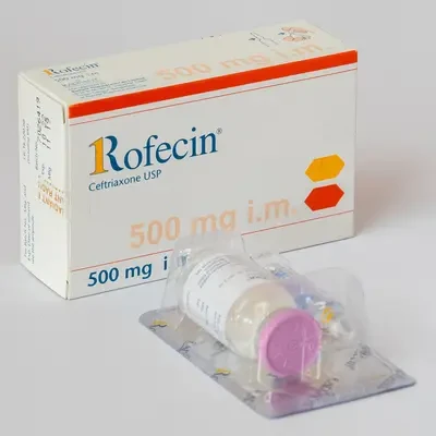 Pack Image: Rofecin 500 mg Injection (500 mg vial)