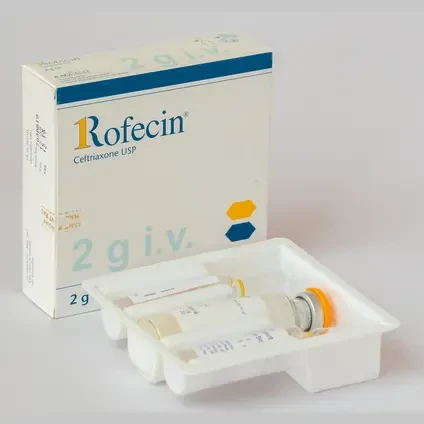 Pack Image: Rofecin 2 gm Injection (2 gm vial)