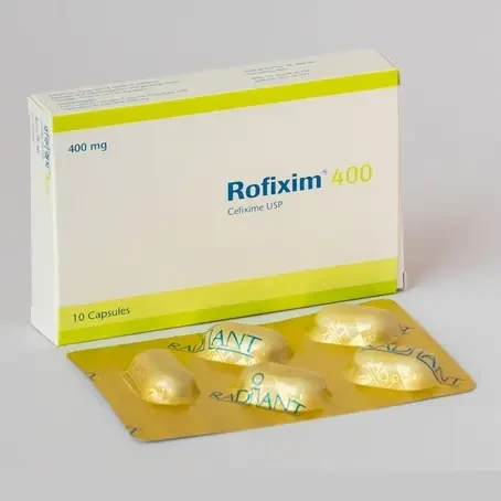 Pack Image: Rofixim 400 mg Capsule (2 x 5)