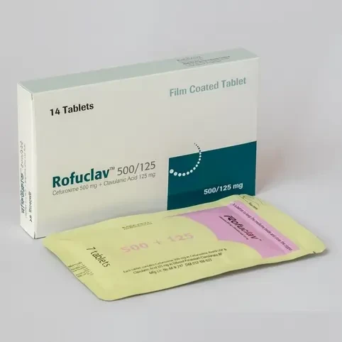 Pack Image: Rofuclav 500 mg Tablet (2 x 7)