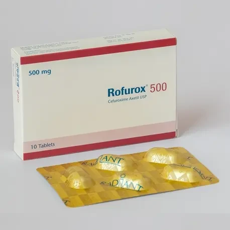 Pack Image: Rofurox 500 mg Tablet (2 x 5)