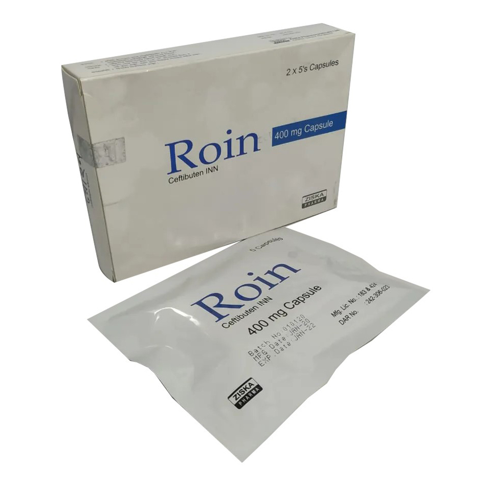 Pack Image: Roin 400 mg Capsule (2 x 5)