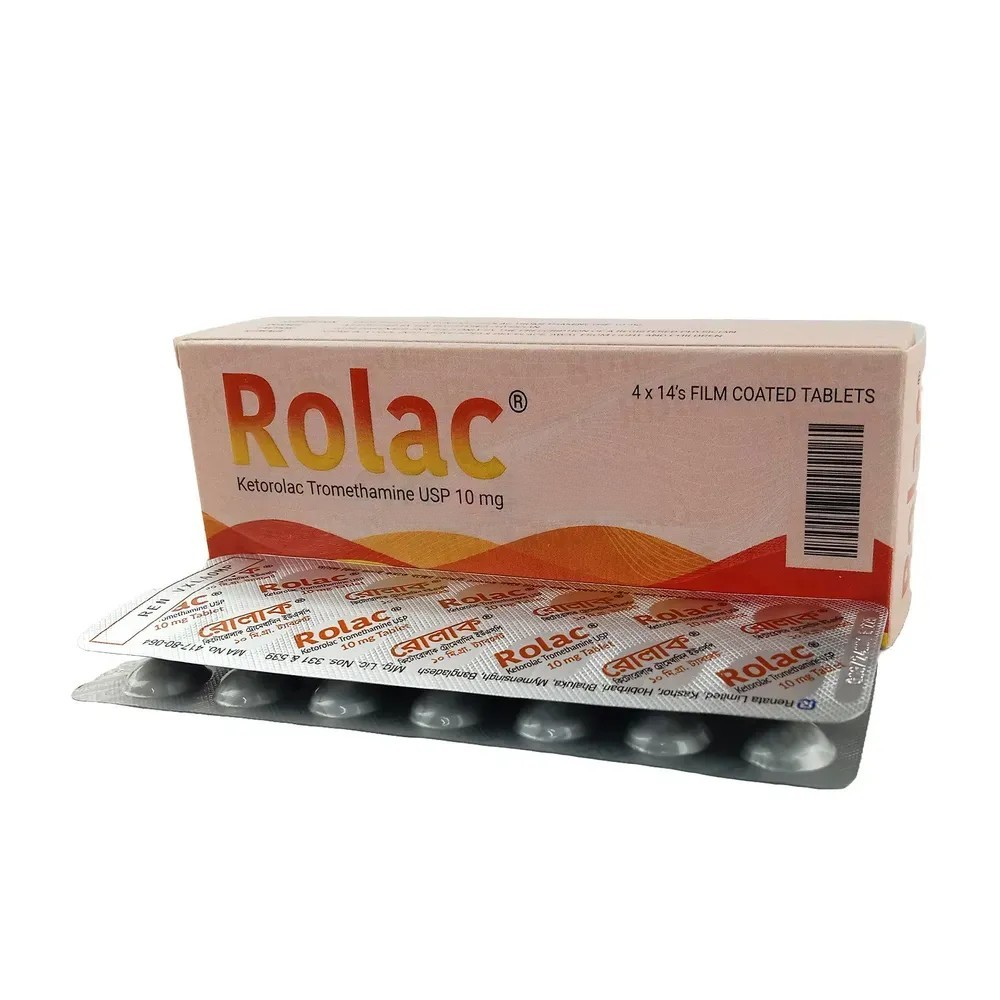 Pack Image: Rolac 10 mg Tablet (4 x 14)