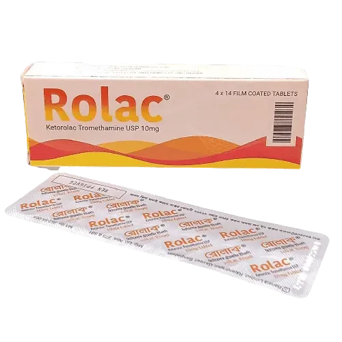 Pack Image: Rolac 10 mg Tablet (4 x 14)