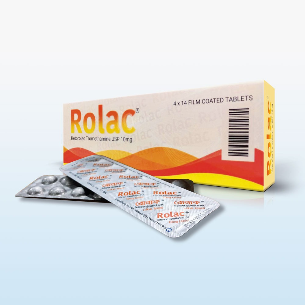 Pack Image: Rolac 10 mg Tablet (4 x 14)