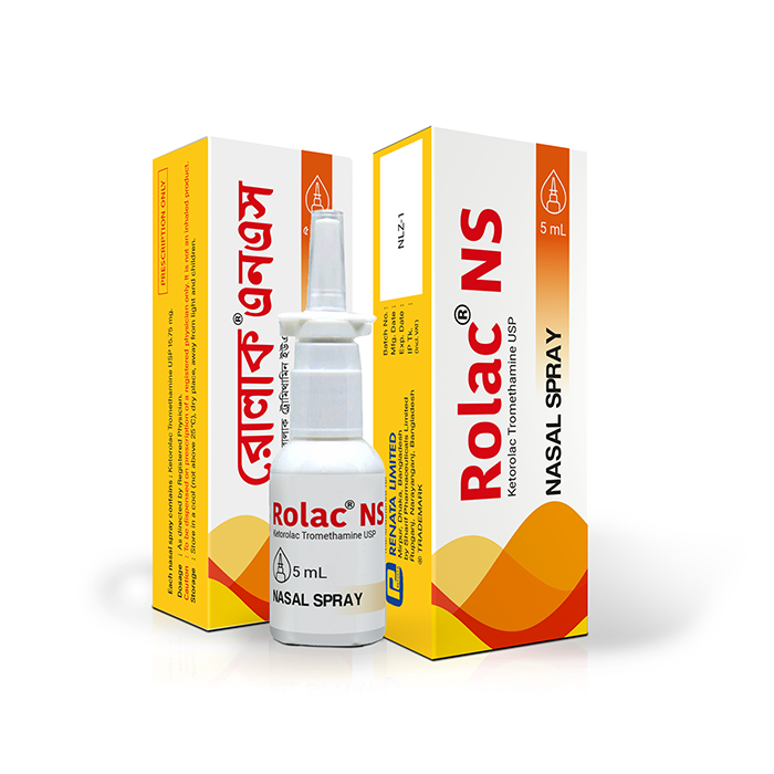 Pack Image: Rolac NS 15.75 mg Nasal Spray (5 ml nasal spray)