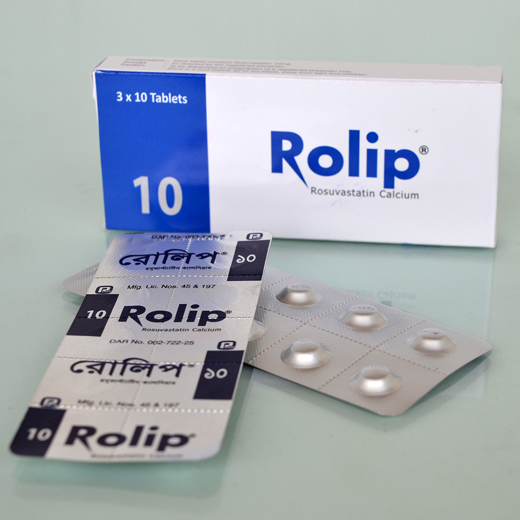 Pack Image: Rolip 10 mg Tablet (3 x 10)