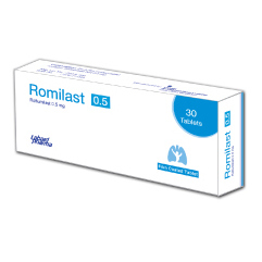 Pack Image: Romilast 500 mcg Tablet (3 x 10)