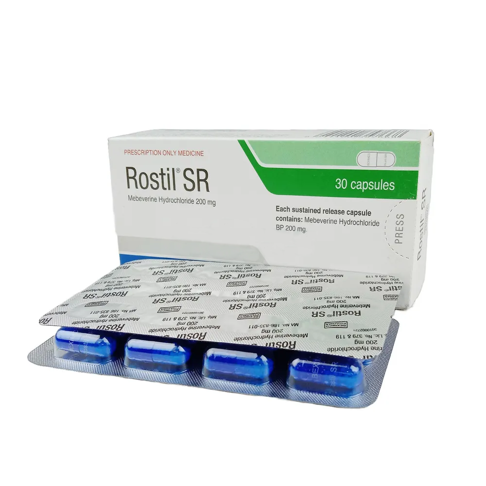 Pack Image: Rostil SR 200 mg Capsule (3 x 10)