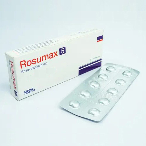 Pack Image: Rosumax 5 mg Tablet (3 x 10)