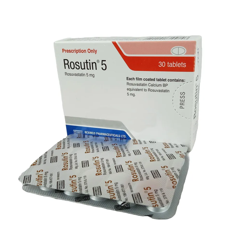 Pack Image: Rosutin 5 mg Tablet (2 x 15)