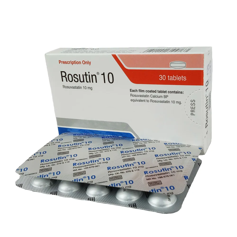 Pack Image: Rosutin 10 mg Tablet (2 x 15)