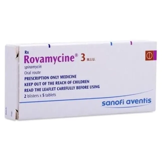 Pack Image: Rovamycine 3 MIU Tablet (2 x 10)