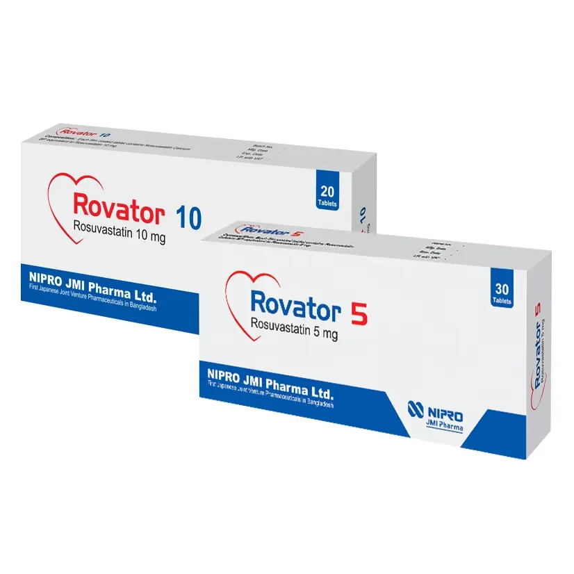 Pack Image: Rovator 10 mg Tablet (2 x 10)