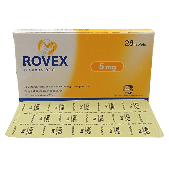 Pack Image: Rovex 5 mg Tablet (2 x 14)