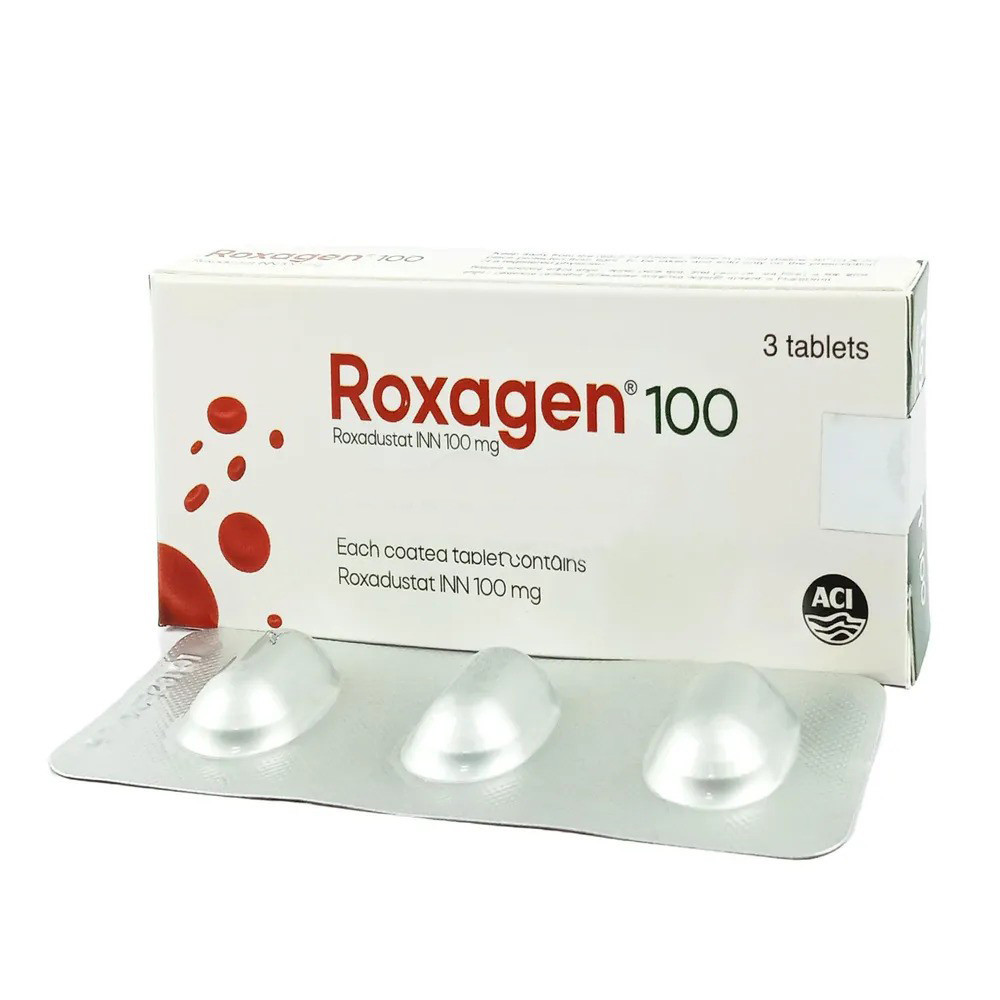 Pack Image: Roxagen 100 mg Tablet (1 x 3)