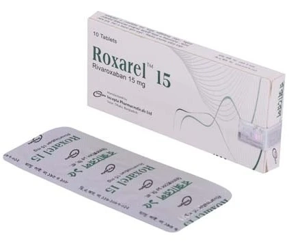 Pack Image: Roxarel 15 mg Tablet (1 x 10)