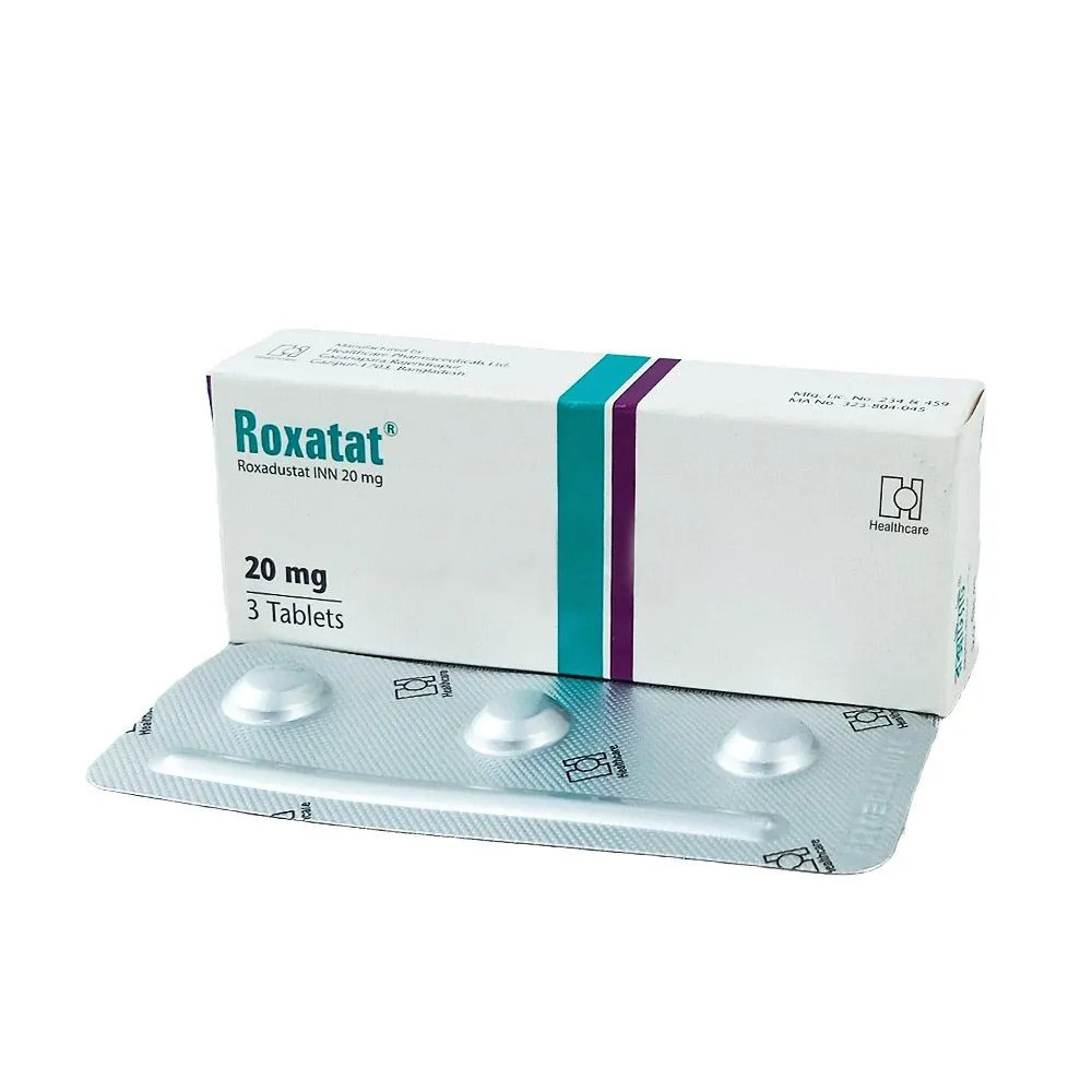 Pack Image: Roxatat 20 mg Tablet (1 x 3)