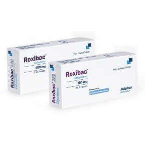 Pack Image: Roxibac 250 mg Tablet (2 x 7)
