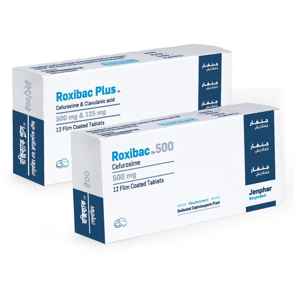 Pack Image: Roxibac 500 mg Tablet (2 x 7)