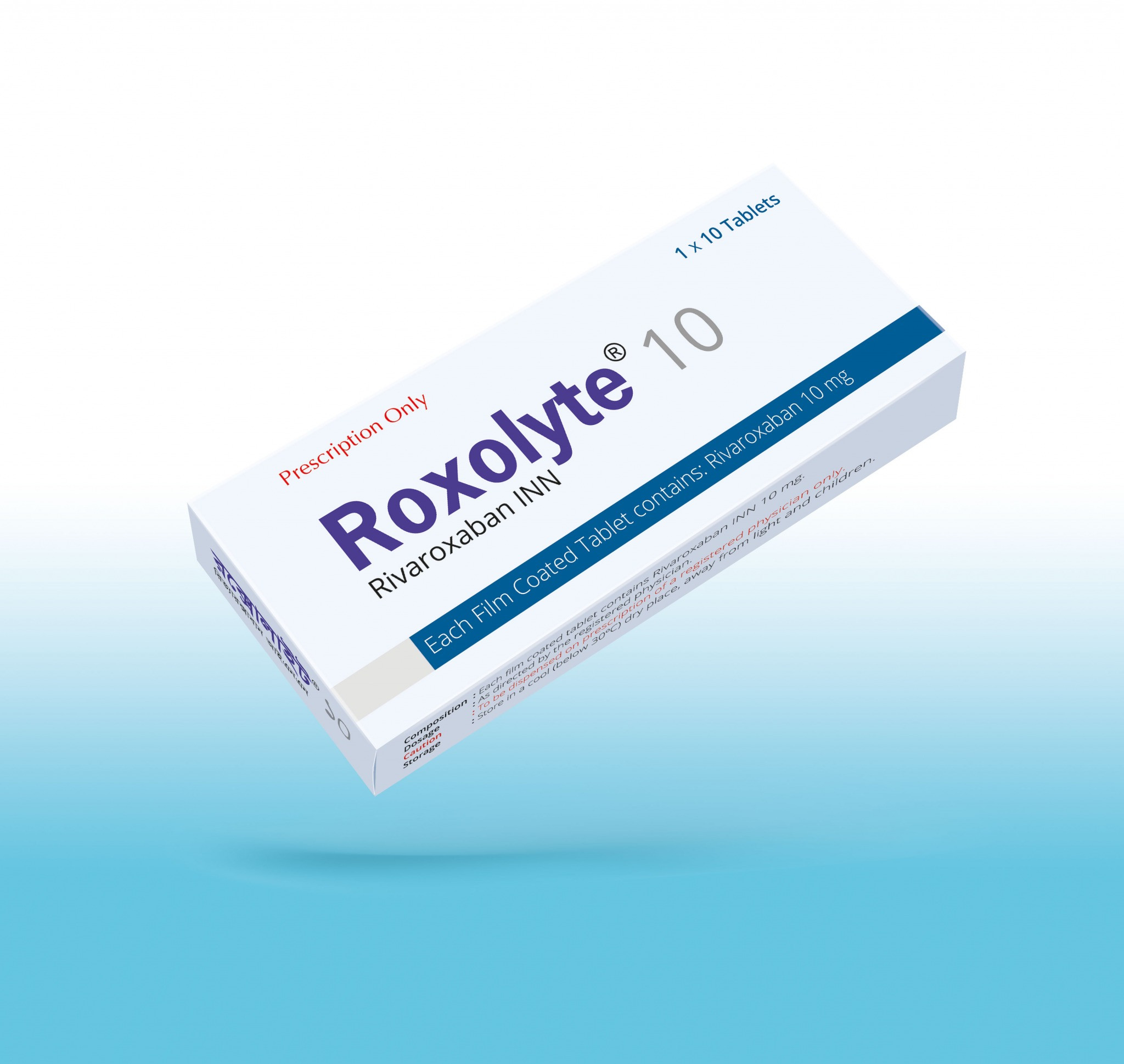 Pack Image: Roxolyte 10 mg Tablet (1 x 10)