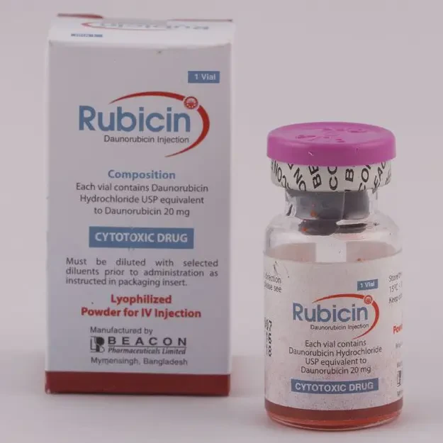 Pack Image: Rubicin 20 mg Injection (20 mg vial)