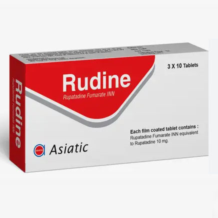 Pack Image: Rudine 10 mg Tablet (3 x 10)