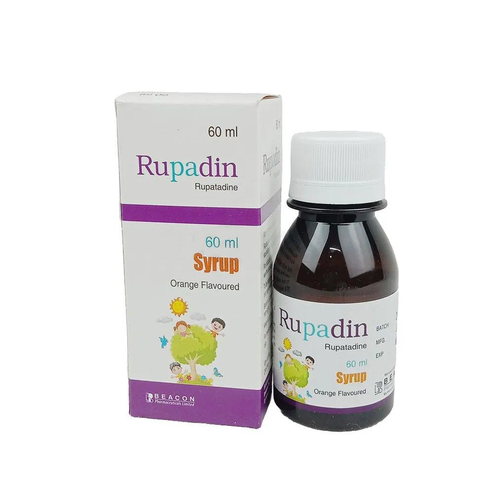 Pack Image: Rupadin 5 mg Oral Solution (60 ml bottle)