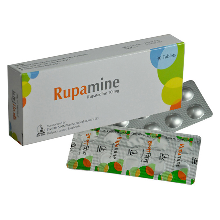 Pack Image: Rupamine 10 mg Tablet (3 x 10)