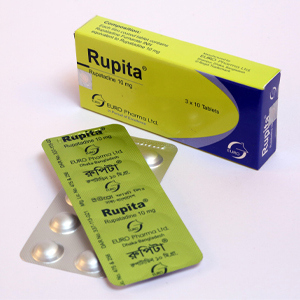 Pack Image: Rupita 10 mg Tablet (3 x 10)