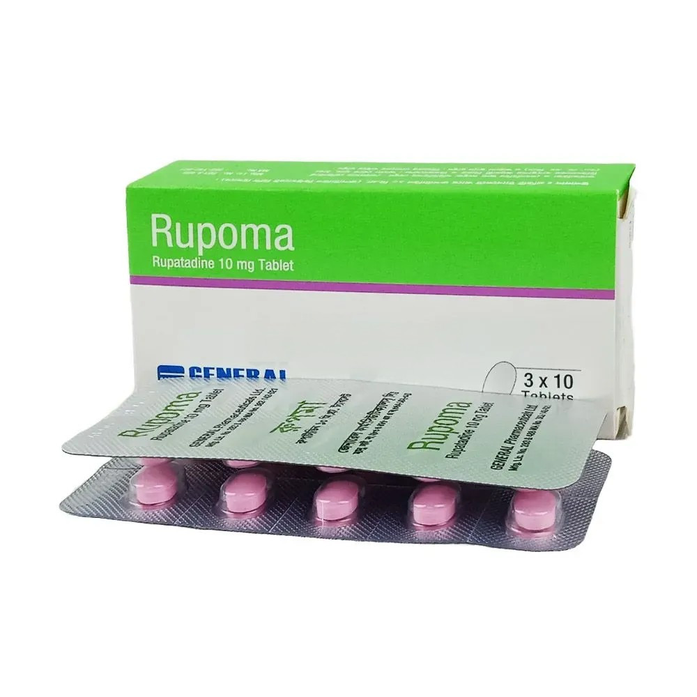 Pack Image: Rupoma 10 mg Tablet (3 x 10)