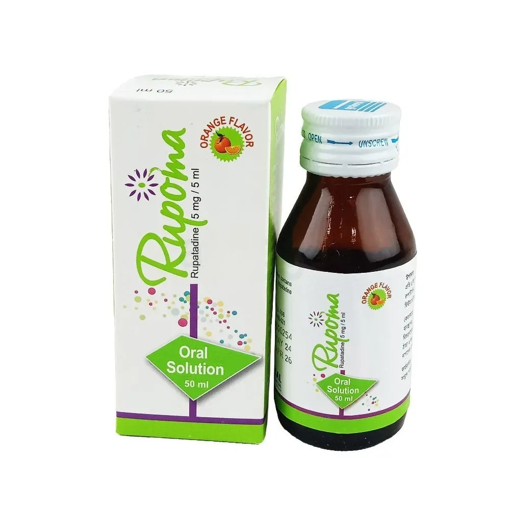 Pack Image: Rupoma 5 mg Oral Solution (50 ml bottle)
