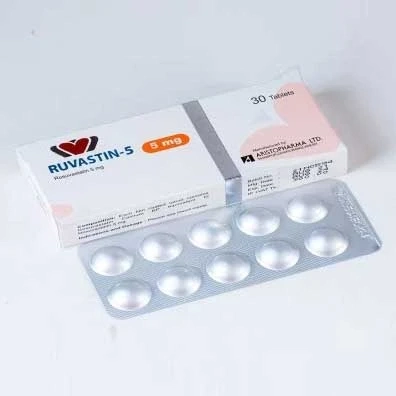 Pack Image: Ruvastin 5 mg Tablet (3 x 10)