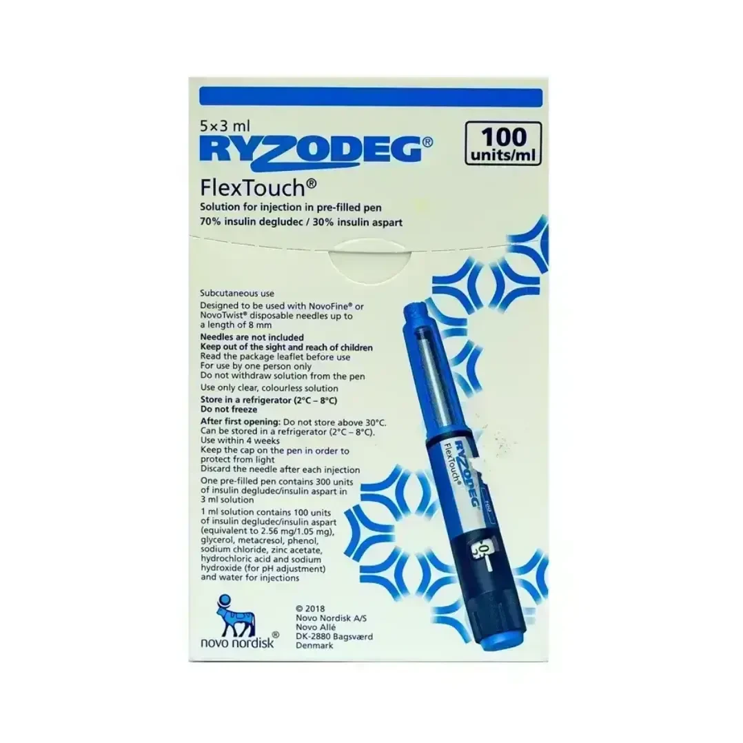 Pack Image: Ryzodeg 100 IU Injection (3 ml PenFill)