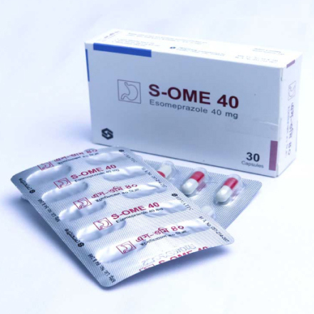 Pack Image: S-Ome 40 mg Capsule (3 x 10)