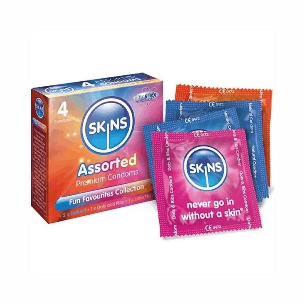 Pack Image: SKINS Assorted Condom (Per pack)