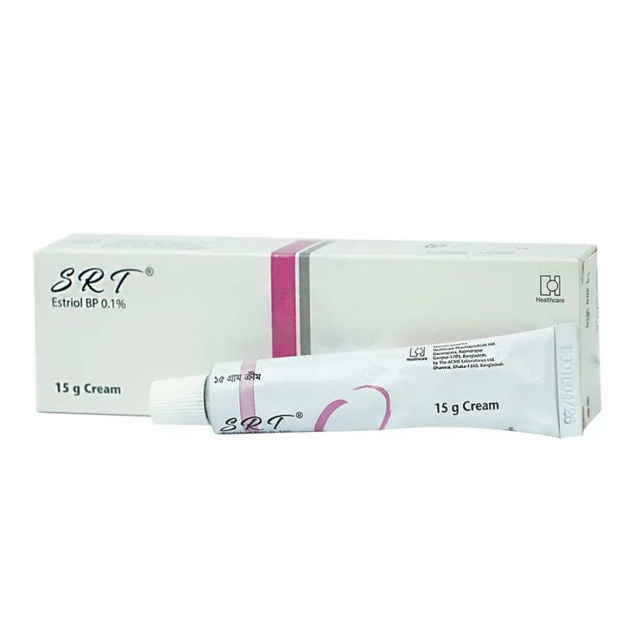 Pack Image: SRT 0.1% Vaginal Cream (15 gm tube)