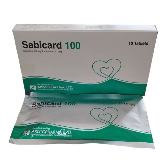 Pack Image: Sabicard 49 mg Tablet (1 x 10)