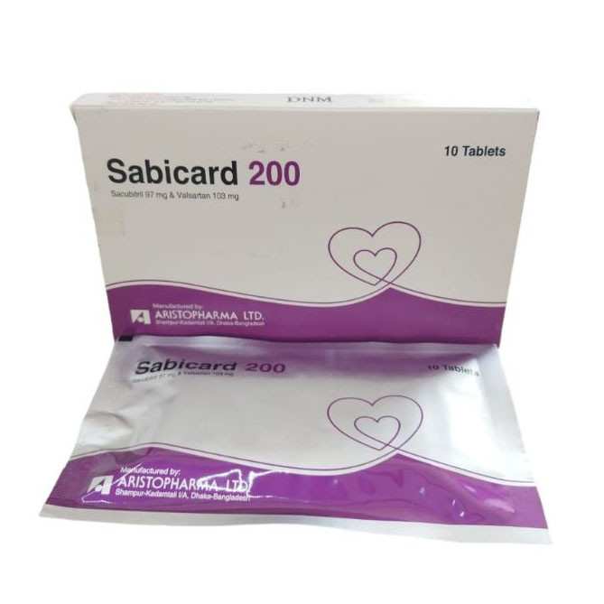 Pack Image: Sabicard 97 mg Tablet (1 x 10)