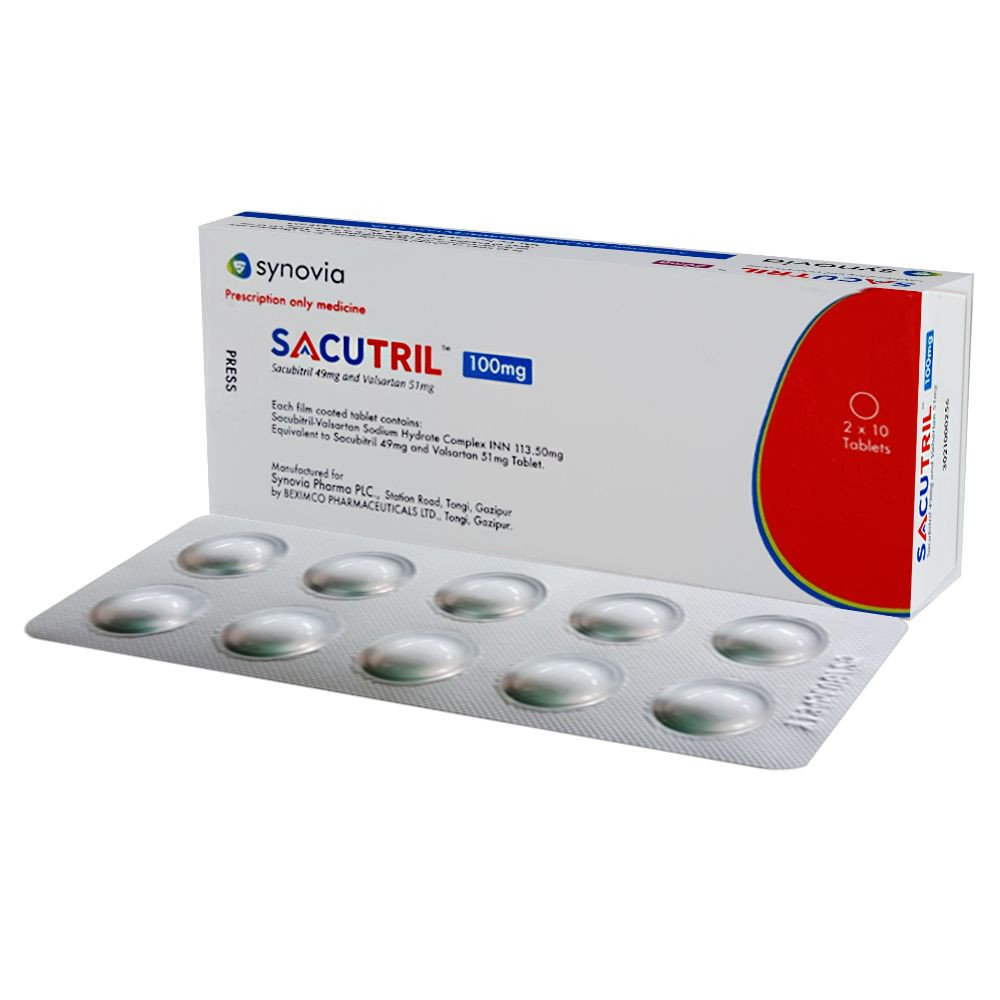 Pack Image: Sacutril 49 mg Tablet (2 x 10)