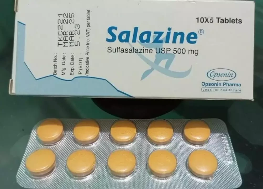 Pack Image: Salazine 500 mg Tablet (5 x 10)