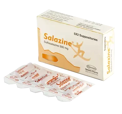 Pack Image: Salazine 500 mg Suppository (2 x 5)