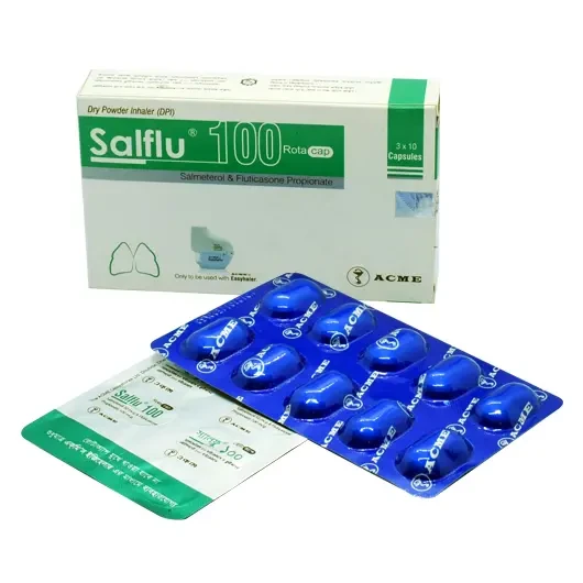 Pack Image: Salflu 50 mcg Inhalation Capsule (3 x 10)