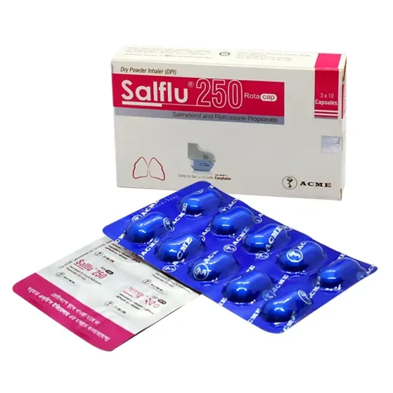 Pack Image: Salflu 50 mcg Inhalation Capsule (5 x 10)