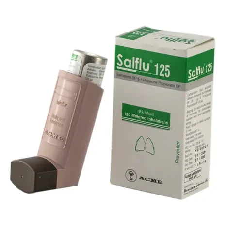 Pack Image: Salflu (25 mcg Inhaler (120 metered doses)