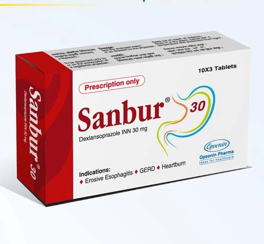 Pack Image: Sanbur 30 mg Tablet (3 x 10)