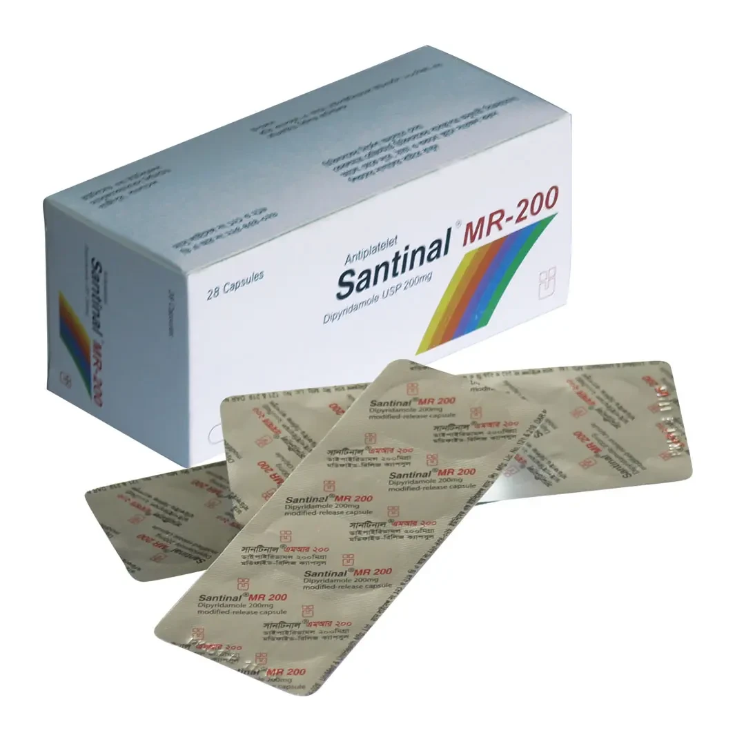 Pack Image: Santinal MR 200 mg Capsule (4 x 7)