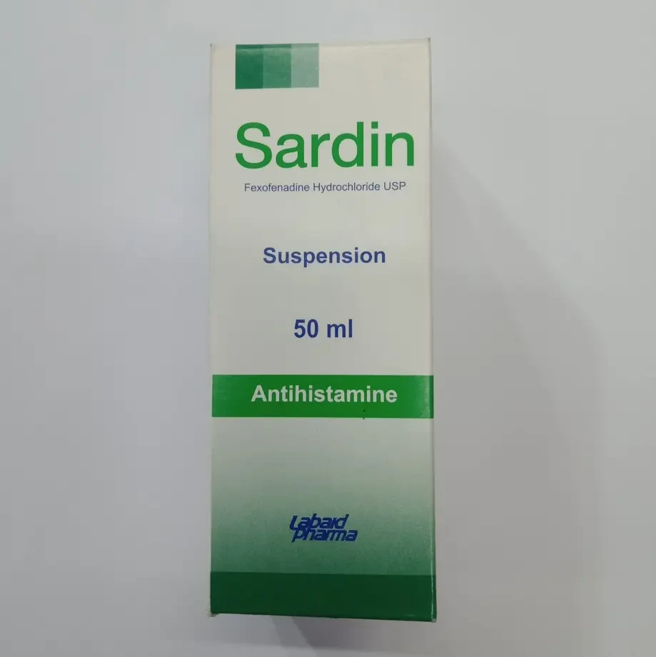 Pack Image: Sardin 30 mg Suspension (50 ml bottle)