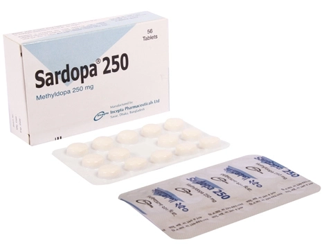 Pack Image: Sardopa 250 mg Tablet (4 x 14)